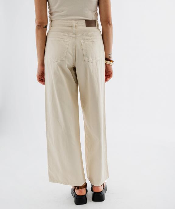 Jean wide leg à pinces femme vue4 - GEMO(FEMME PAP) - GEMO