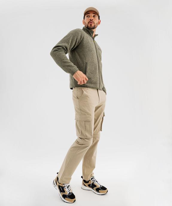 Pantalon cargo 2-en-1 transformable en short homme - Roadsign vue10 - ROADSIGN G4G - GEMO