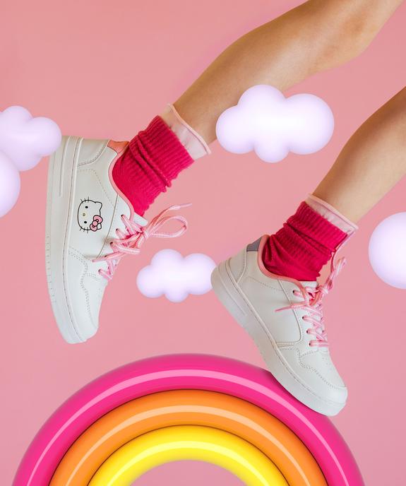 Baskets à lacets avec motif chat fille - Hello Kitty vue1 - HELLO KITTY - GEMO