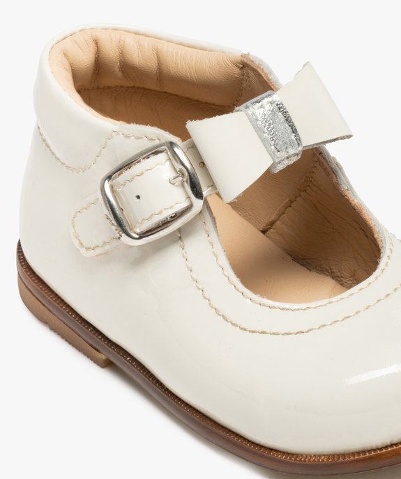 Babies premiers pas bébé fille dessus cuir verni – NA! vue6 - NA! - GEMO