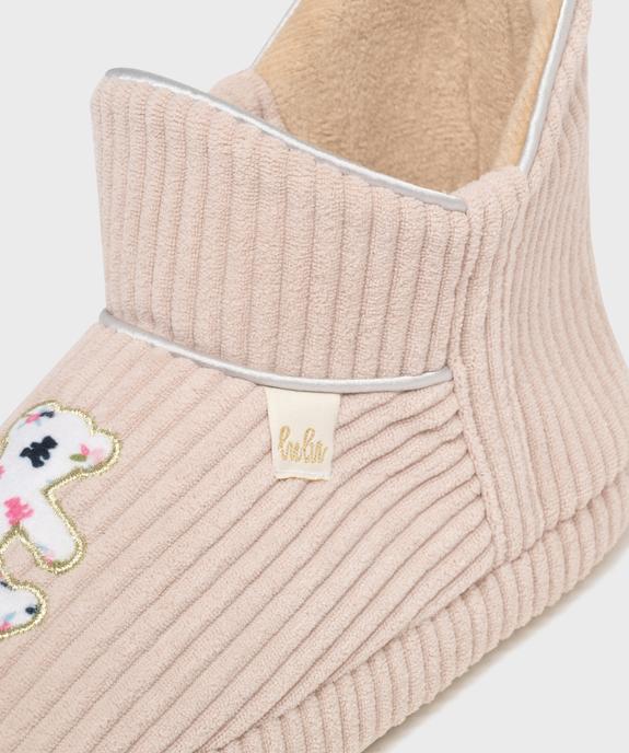 Chaussons boots chauds en velours côtelé femme - LuluCastagnette - LULU CASTAGNETT Chaussons boots chauds en velours côtelé femme - LuluCastagnette vue6 - LULU CASTAGNETT - GEMO