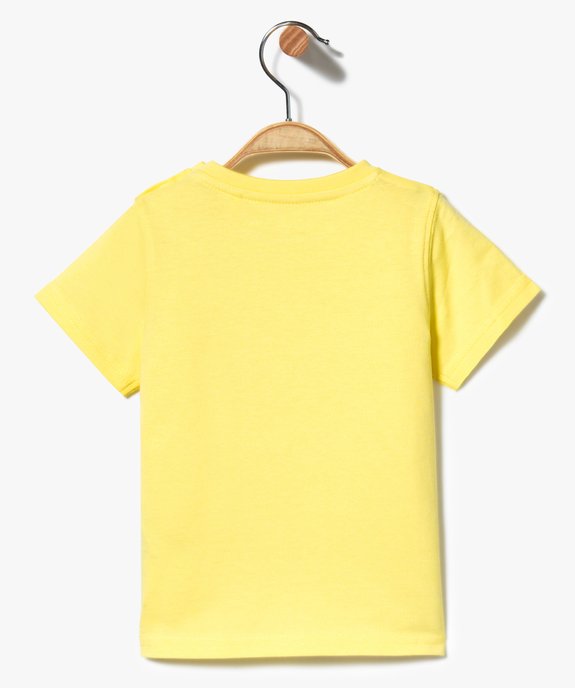 Tee-shirt uni à manches courtes vue2 - GEMO(BEBE DEBT) - GEMO