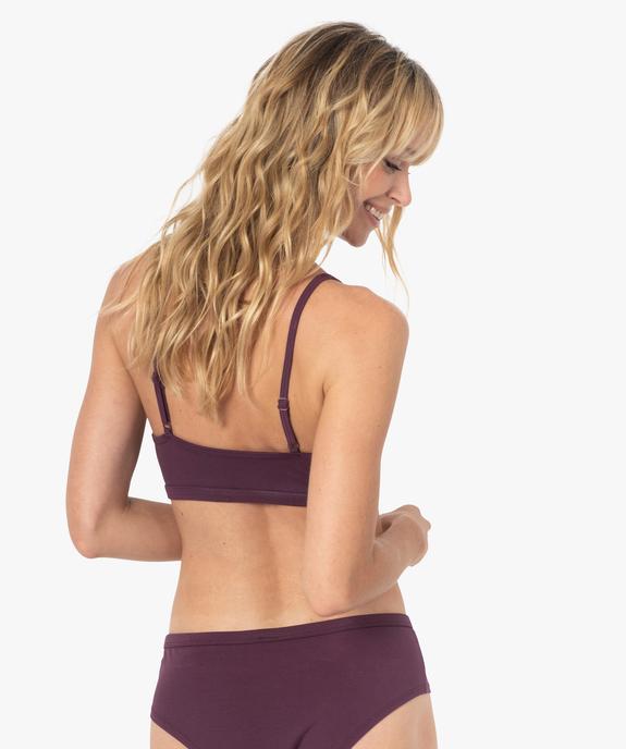 Brassière femme à fines bretelles - Camps United vue2 - CAMPS UNITED - GEMO