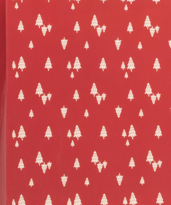 Pochette cadeau spéciale Noël avec motifs sapins vue2 - GEMO (ACCESS) - GEMO