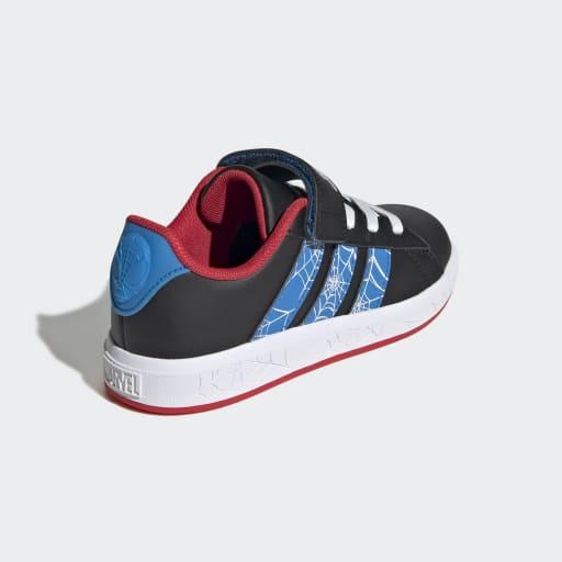 Baskets Grand Court Spiderman garçon - Adidas x Marvel vue4 - ADIDAS - GEMO