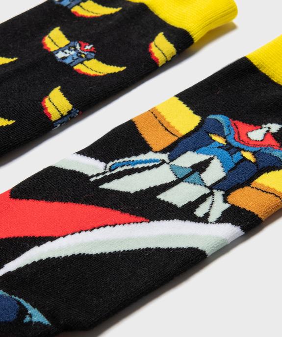 Chaussettes imprimées homme en boite cadeau (lot de 2) - Freegun x Goldorak - FREEGUN Chaussettes imprimées homme en boite cadeau (lot de 2) - Freegun x Goldorak vue3 - FREEGUN - GEMO