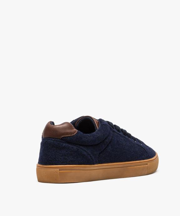 Basket homme en toile chaude vue4 - GEMO (CASUAL) - GEMO