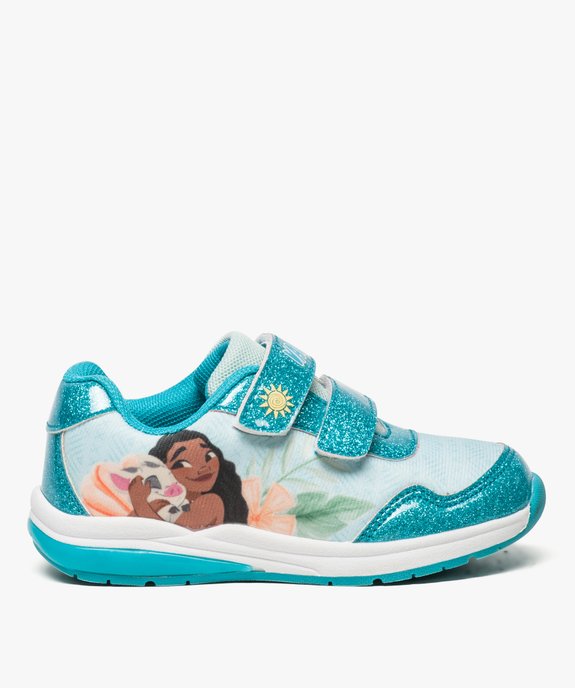 Baskets fille avec motif Vaiana et semelle lumineuse - Disney vue1 - VAIANA - GEMO