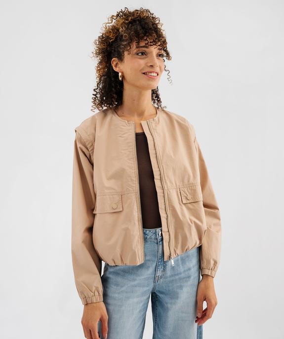 Blouson léger à manches amovibles femme vue1 - GEMO(FEMME PAP) - GEMO
