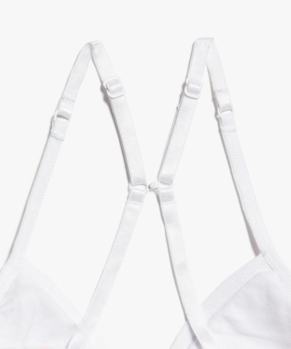 Soutien-gorge triangle spécial dos nageur fille vue2 - GEMO 4G FILLE - GEMO