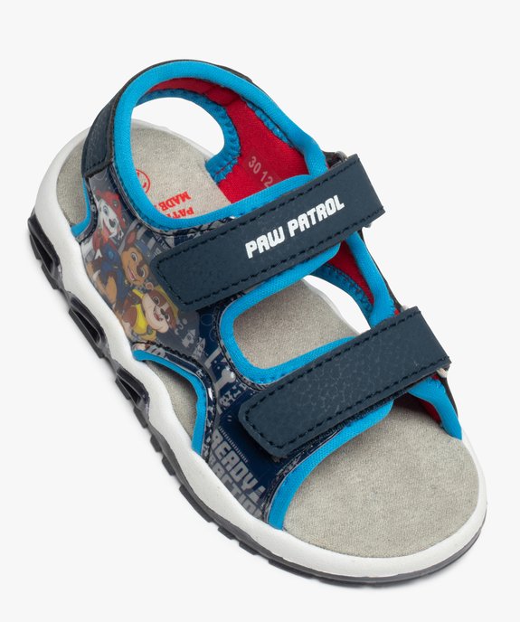 Sandales sport garçon à semelle lumineuse – Pat’Patrouille vue5 - PAT PATROUILLE - GEMO