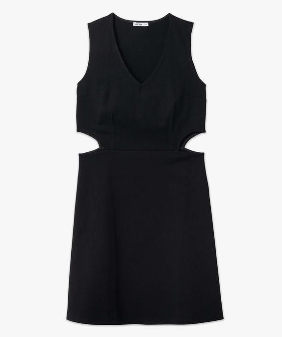 Robe femme à col V avec ouverture à la taille  vue4 - GEMO(FEMME PAP) - GEMO