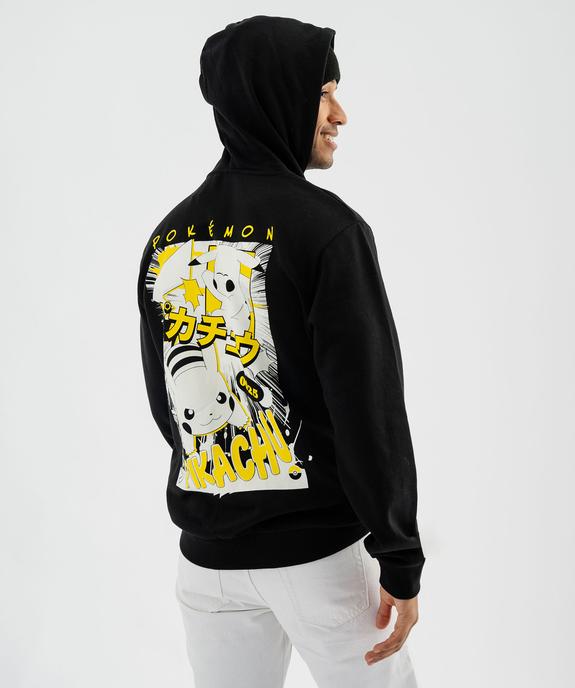 Sweat à capuche imprimé Pikachu homme - Pokémon vue3 - POKEMON - GEMO