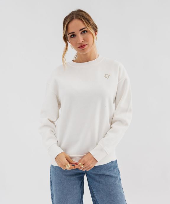 Sweat à motif femme - Gémo X Lulu la Nantaise vue1 - GEMO 4G FEMME - GEMO
