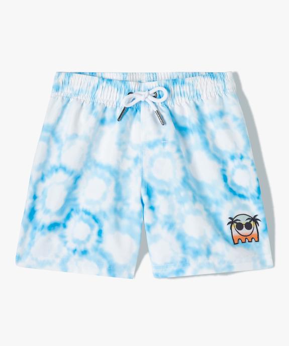 Short de surf garçon tie-and-dye vue1 - GEMO (ENFANT) - GEMO