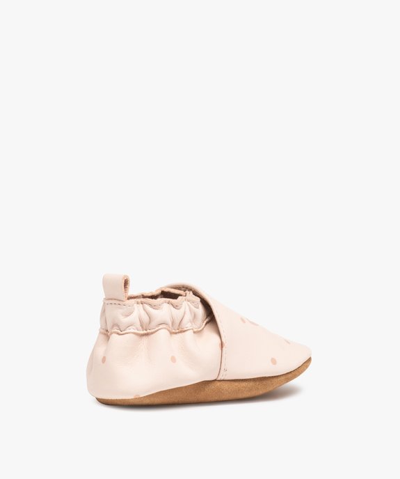 Chaussons bébé en cuir motif renne vue4 - GEMO (ENFANT) - GEMO