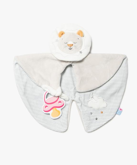 Doudou plat bébé avec tête de lion – Sucre d’Orge vue1 - SUCRE D'ORGE - GEMO
