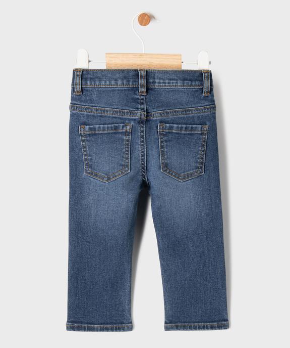 Jean straight bébé garçon vue3 - GEMO 4G BEBE - GEMO