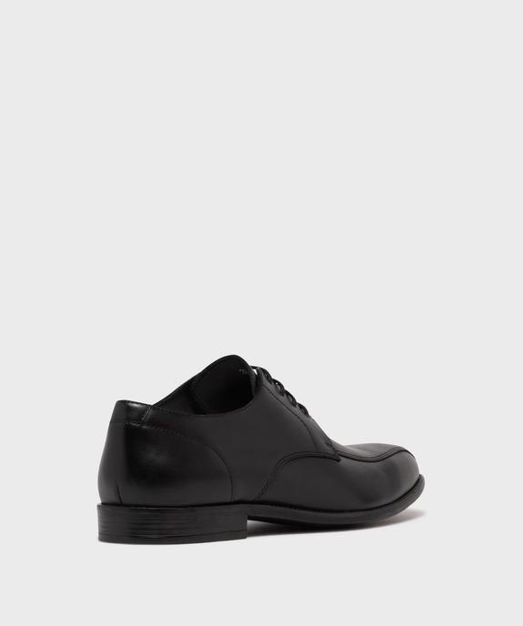 Derbies en cuir surpiqués homme - Tanéo vue4 - TANEO - GEMO