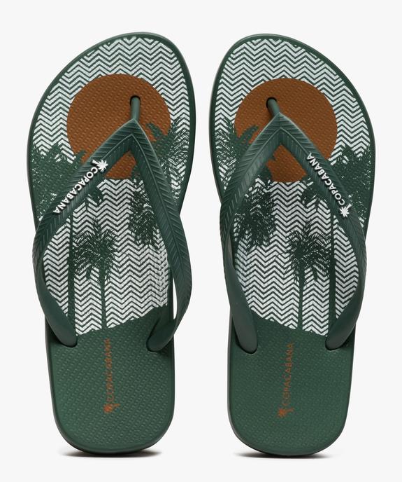 Tongs homme à semelle imprimée - Copacabana vue3 - COPACABANA - GEMO