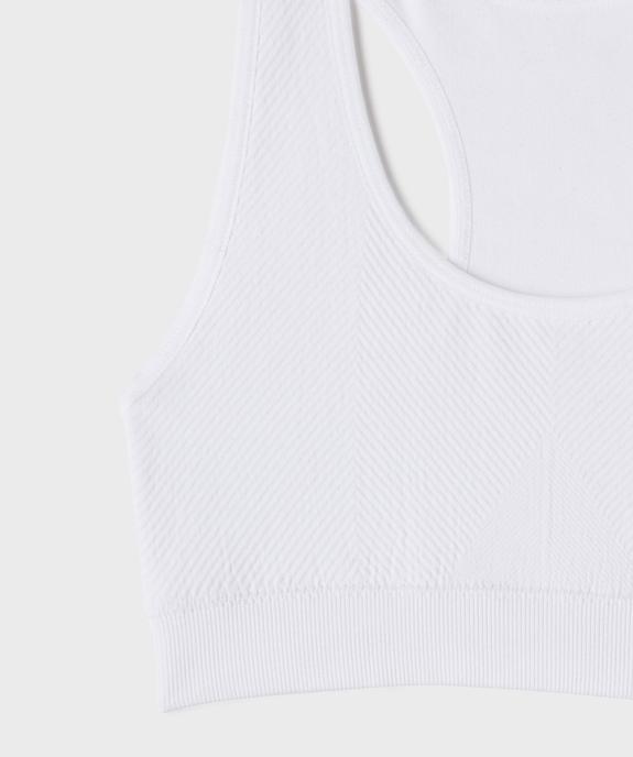 Brassière à dos nageur fille vue2 - GEMO 4G FILLE - GEMO