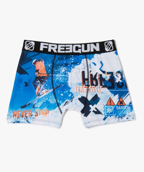 Boxer homme à motif ski - Freegun vue1 - FREEGUN - GEMO