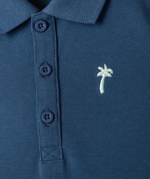Polo manches courtes en maille piquée bébé garçon vue2 - GEMO 4G BEBE - GEMO