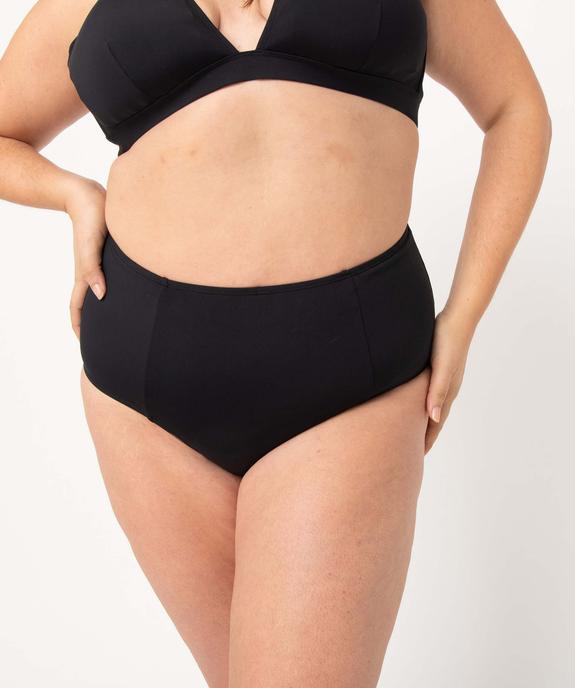 Bas de maillot de bain femme grande taille à taille haute vue1 - GEMO 4G FEMME - GEMO