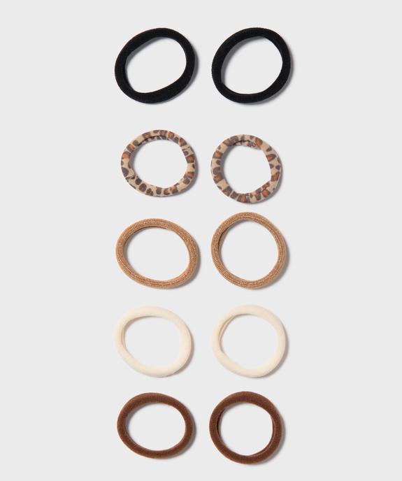 Elastiques doux pour les cheveux (lot de 10) vue1 - GEMO (ACCESS) - GEMO