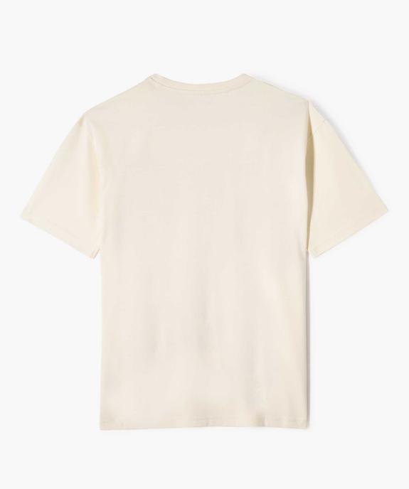 Tee-shirt manches courtes en coton imprimé garçon vue7 - GEMO 4G GARCON - GEMO