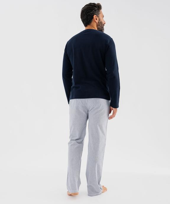 Pyjama 2 pièces mix&match homme - LuluCastagnette vue4 - LULUCASTAGNETTE - GEMO