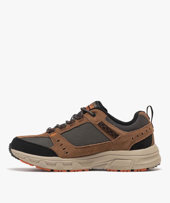Basket de marche à lacets Oak Canyon homme - Skechers vue3 - SKECHERS - GEMO