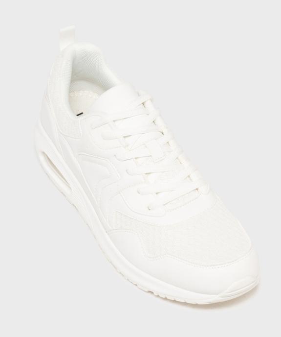 Baskets esprit running en mesh à bulle d'air homme - 5 Miles vue5 - 5 MILES - GEMO