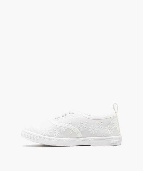 Chaussures en toile à lacets élastiques et bout en gomme fille vue4 - LOVELY WINGS - GEMO