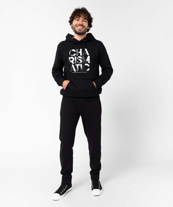 Pantalon homme en maille à poches zippées et taille élastiquée vue5 - GEMO (HOMME) - GEMO