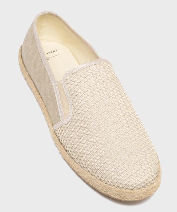 Slippers en toile homme - Urban Steps vue5 - URBAN STEPS - GEMO