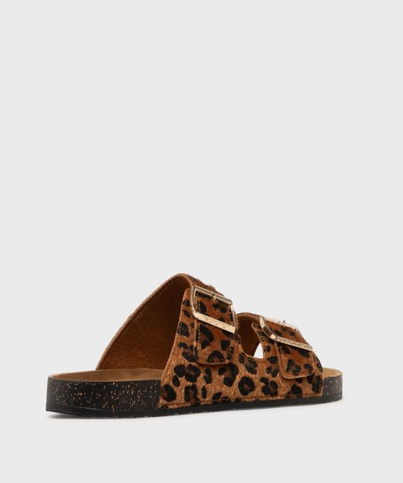 Sandales mules à semelle anatomique femme - Isotoner vue4 - ISOTONER - GEMO