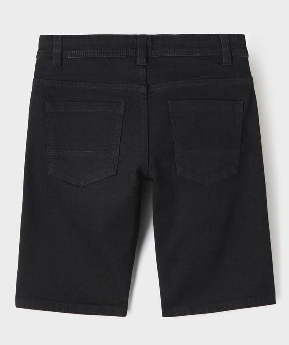 Bermuda en denim coupe slim garçon vue7 - GEMO (JUNIOR) - GEMO
