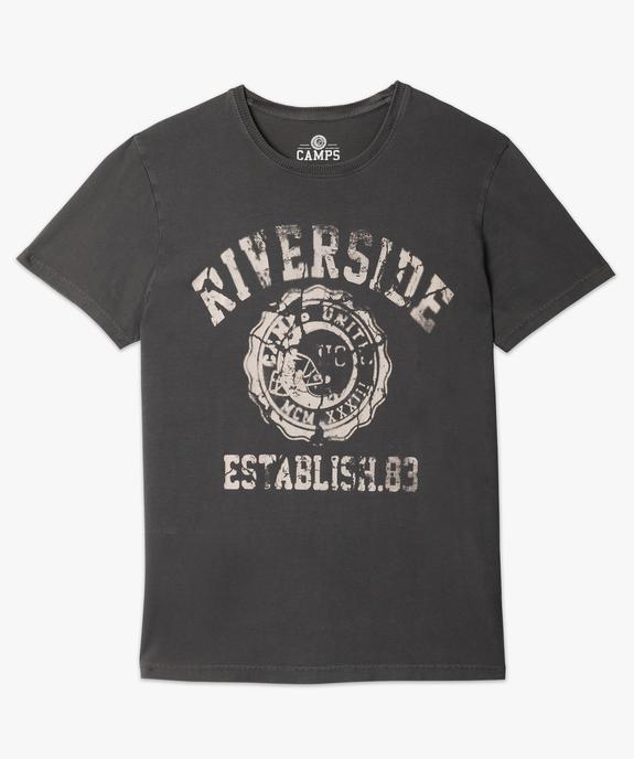 Tee-shirt homme avec motif XL- Camps United vue4 - CAMPS UNITED - GEMO