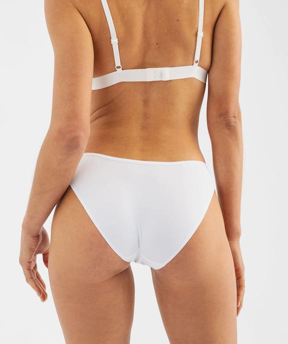 Culotte microfibre sans coutures femme (lot de 2) vue11 - GEMO 4G FEMME - GEMO