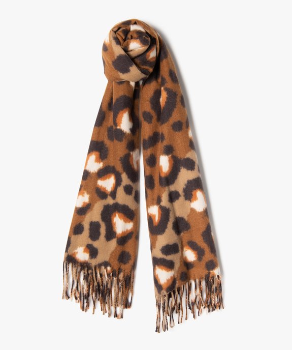 Echarpe à motifs tachetés femme vue1 - GEMO (ACCESS) - GEMO