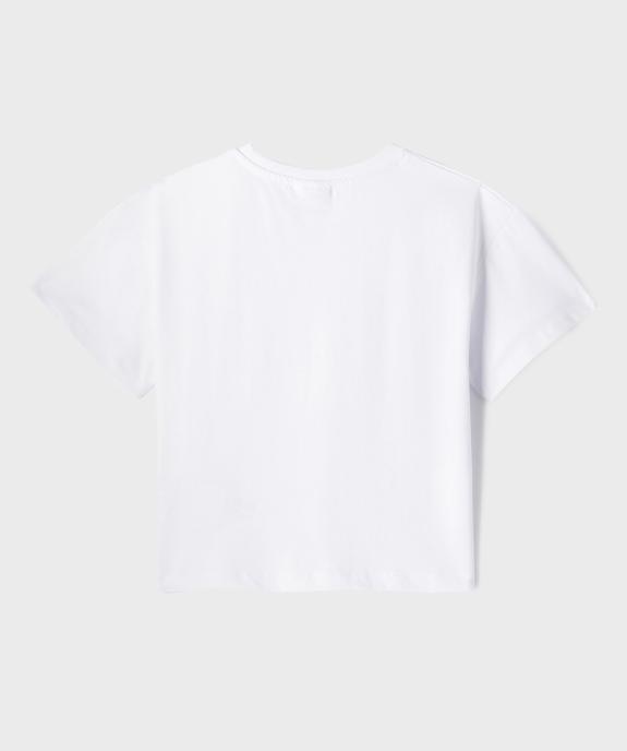 Tee-shirt manches courtes avec motif coloré fille - K-pop Demon Hunters vue3 - KPOP DEMON HUNTERS - GEMO