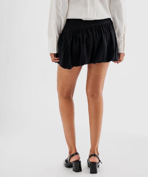 Jupe courte et fluide forme boule femme vue3 - GEMO(FEMME PAP) - GEMO