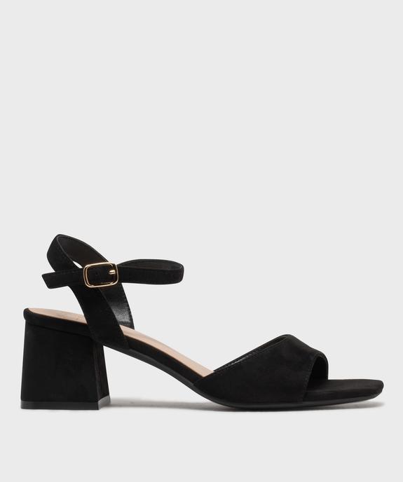 Sandales à talon toucher velours femme - Valentina Baldano vue1 - VALENTINA BALDA - GEMO