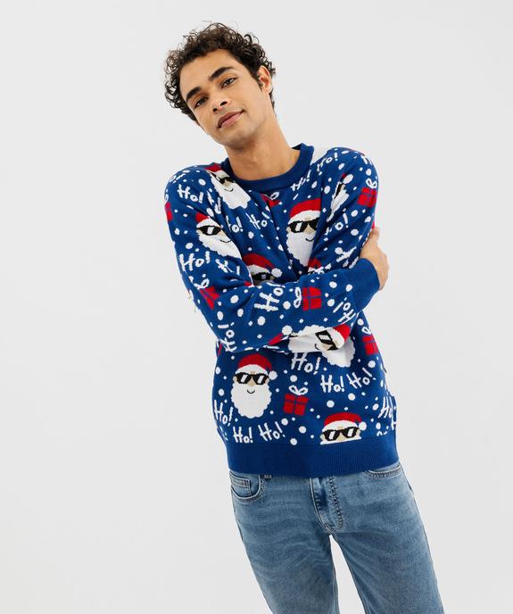 Pull de Noël motifs jacquard homme vue3 - GEMO (HOMME) - GEMO