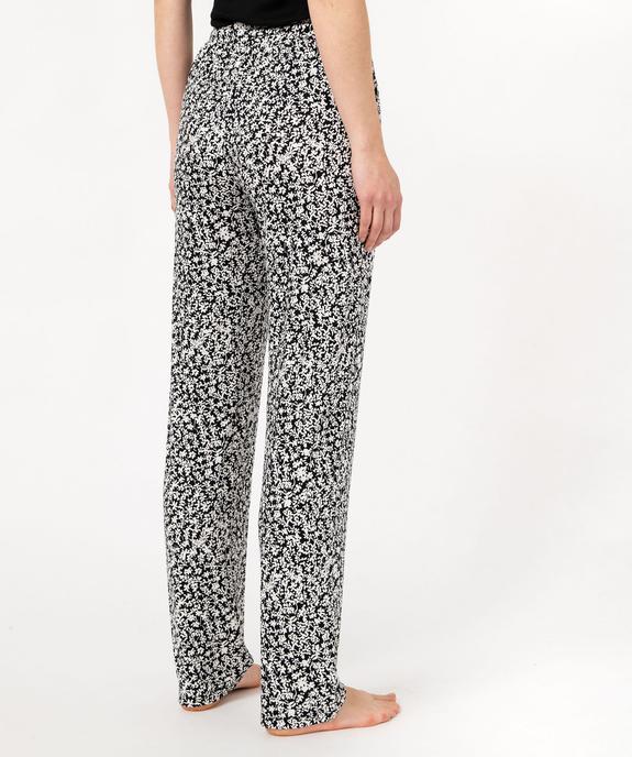Pantalon de pyjama fluide femme vue3 - GEMO 4G FEMME - GEMO
