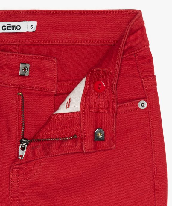 Pantalon garçon 5 poches twill stretch vue2 - GEMO (ENFANT) - GEMO