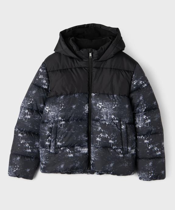 Blouson matelassé à capuche bicolore garçon vue1 - GEMO 4G GARCON - GEMO