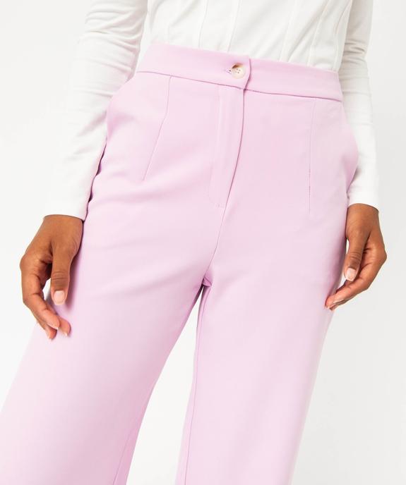 Pantalon de tailleur large et fluide femme - Gémo x Melissaallbb vue3 - GEMO(FEMME PAP) - GEMO