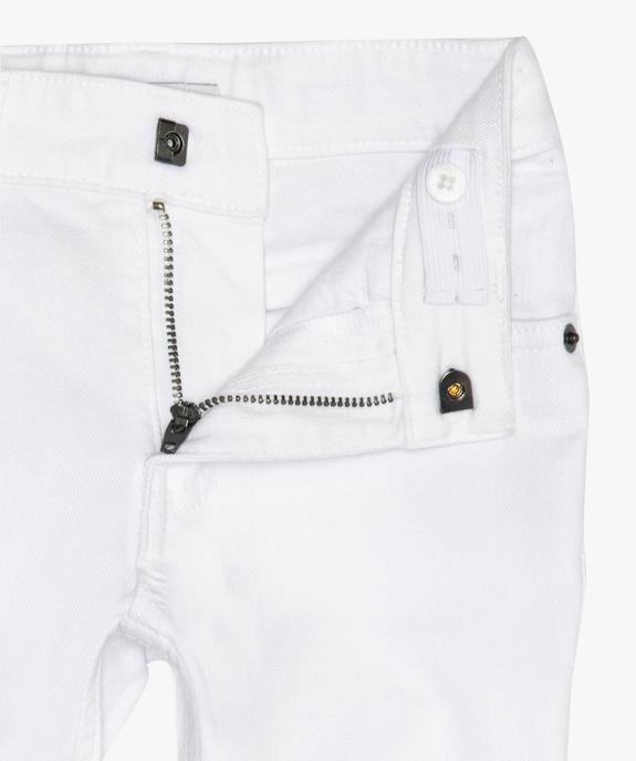 Pantalon garçon uni coupe Slim extensible  vue2 - GEMO 4G GARCON - GEMO